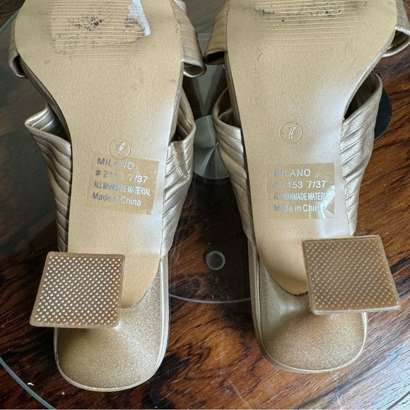 NEW Articles of Society Milano Heels - gold tan - Picture 12 of 14